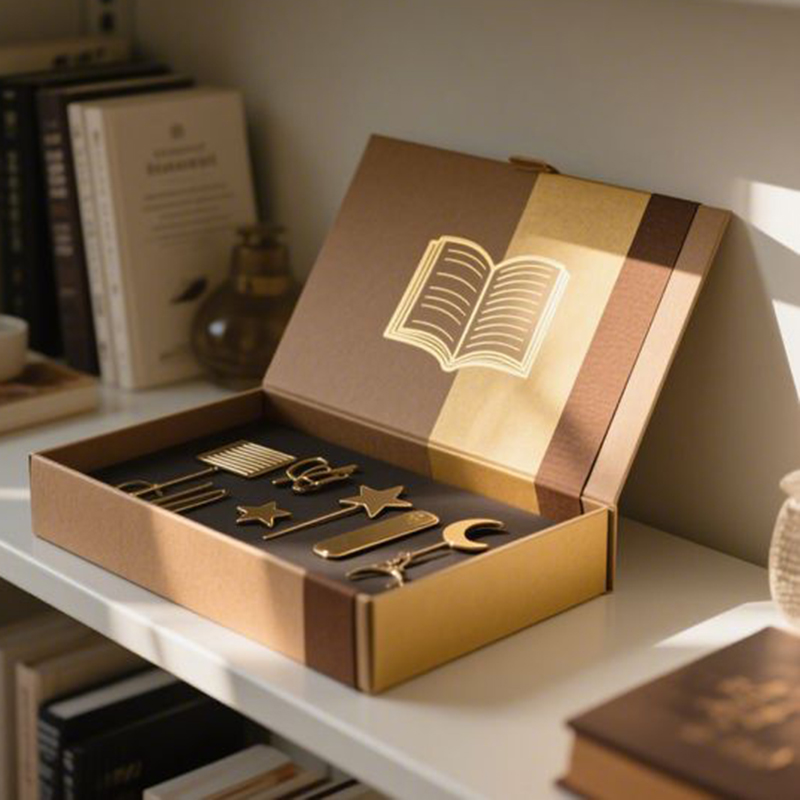 Customized your own logo biodegradable <strong>gift</strong> book mark stationery school office cardboard packaging bookmark <strong>gift</strong> paper box - Product Image 4