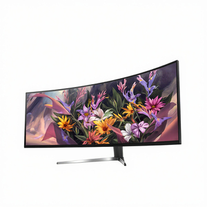 Vendita calda da 49 pollici 4K curvo HDR Monitor da tavolo ad alta risoluzione per Computer LCD con luminosità e altoparlante incorporato - Product Image 3