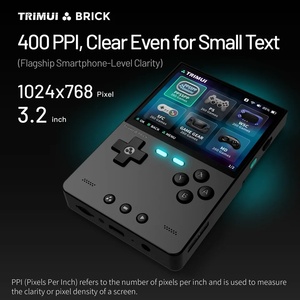 2025 New TRIMUI BRICK Handheld <strong>Game</strong> Console IPS HD Screen Metal Back Panel Key LED Video <strong>Game</strong> Players for <strong>PSP</strong> N64 PS1 Simulators - Product Image 4