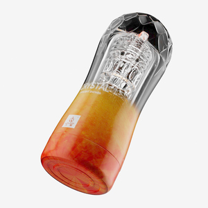 Netphi Portable Transparent Pocket Pussy Stroker Vagina Soft TPE Male Masturbator Manual Sucking Adult Sex Toys for <strong>Men</strong>