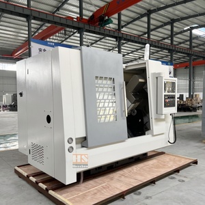 <strong>C</strong> <strong>Axis</strong> Live Tooling Horizontal <strong>CNC</strong> <strong>Lathe</strong> <strong>Machine</strong> Metal Fanuc Control <strong>with</strong> Collet Chuck and PLC Core Components - Product Image 3