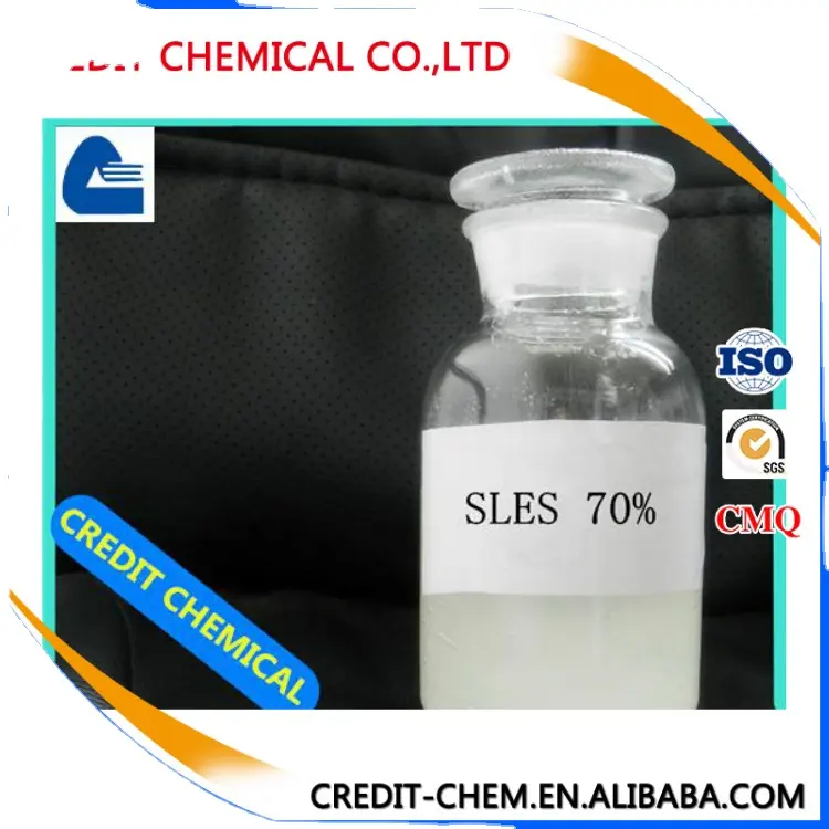 Liquid soap raw material 28% SLES sodium lauryl sulfate detergent powder price