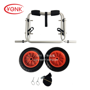 Cho <span class=keywords><strong>Amazon</strong></span> bán nhôm phổ Kayak tàu sân bay gấp Kayak giỏ hàng Kayak xe đẩy mang Kayak xuồng mái chèo cho 1 năm - Product Image 4