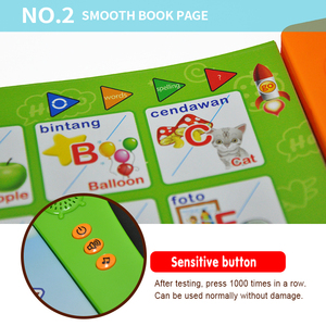 Kinder Englisch und malaysische Sprache lernen Spaß Musical Book E-Book Spielzeug für Kinder pädagogisch - Product Image 4