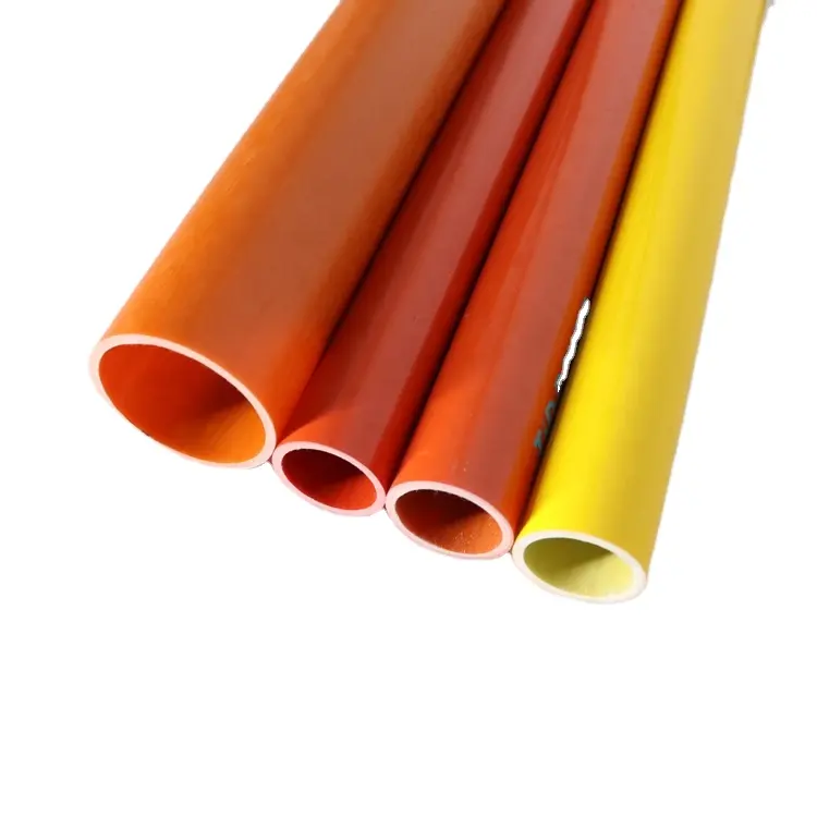 Tubo de fibra epóxi de isolamento, tubo de fibra de vidro plástico reforçado