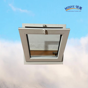 Modern <strong>Design</strong> PVC Tilt <strong>Window</strong> Double Tempered Glass Australia Standard Swing Open <strong>Style</strong> for Kitchen Use <strong>Frame</strong> Material Plastic - Product Image 4