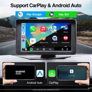 JMC 7英寸便携式无线CarPlay安卓自动调频传输辅助USB播放音乐蓝牙呼叫通用汽车触摸屏 - Product Image 5