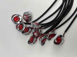 New 3/4 inch <span class=keywords><strong>mini</strong></span> xe tải tròn Led giải phóng mặt bằng đèn giao thông <span class=keywords><strong>12V</strong></span>/24V Trailer Side Marker ánh sáng - Product Image 5