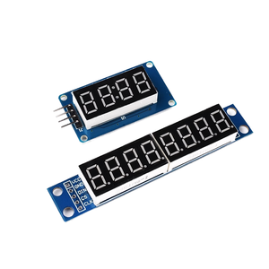 Modulo Display digitale a 4/8 Bit con Driver seriale TM1637 Clock da 0.36 pollici e Display con caratteri a LED regolabili MAX7219 - Product Image 1