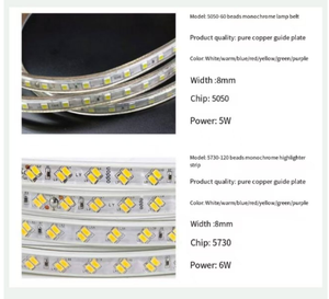 12V RGB COB Smart LED-Licht leiste 5m Lichterketten Fern gesteuert über APP oder WiFi IP68 Nennleistung 5050 2835 RGB LED-Lichts eil - Product Image 6