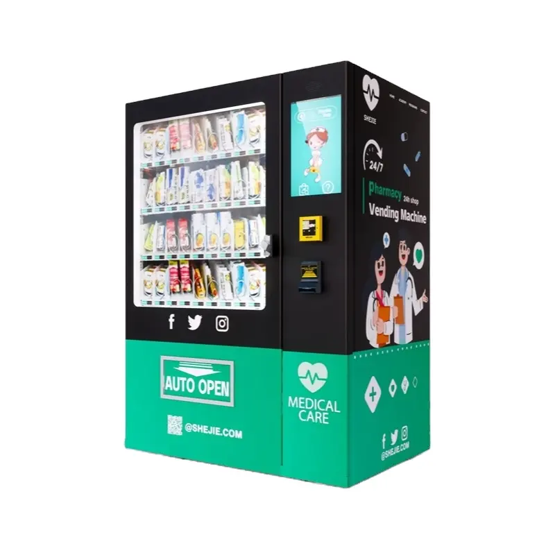Supermarket Hospital pharmacy medicine vending machine Capsule Medicine Pharmacy Medical In China Ppe Vending Machine
