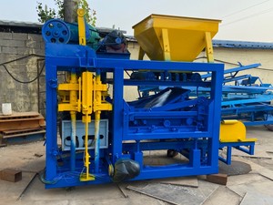 Лидер продаж, автоматическая машина для производства бетонных блоков QT 4-25 с компонентами сердечника PLC и насоса 220 В - Product Image 3