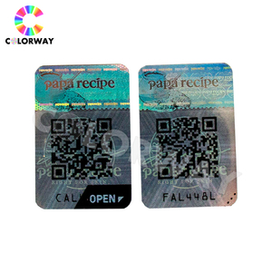 Custom Design QR <strong>Code</strong> Scratch off 3D Authenticity Hologram Stickers With Security <strong>Code</strong> <strong>Verification</strong> System - Product Image 2