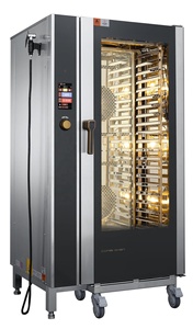 Universal Steaming Commercial Multi-functional Hot air Circulation Multi-layer Fried Chicken Burger Shop <strong>Gas</strong> Steaming <strong>Oven</strong> - Product Image 4