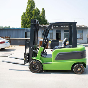 Ucuz elektrikli Forklift 1.5Ton 2Ton 3Ton yürüyüş palet istifleyici taşıma ekipmanları makinesi Fork Lift - Product Image 3