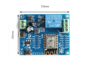 DC 5V-80V ESP-12F Development Board for IOT Smart Home Single-channel Relay Module ESP8266 <strong>Wireless</strong> WIFI Relay <strong>Controller</strong> Module - Product Image 3