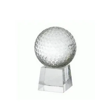 Thể Thao Golf trò chơi giải đấu người chơi phần thưởng pha lê Golf giải thưởng cup Glass Trophy cho lưu niệm