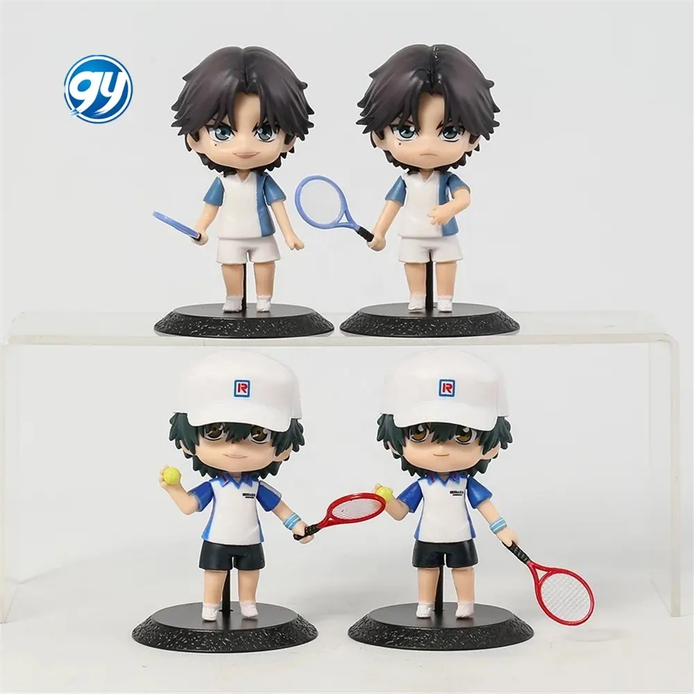 GY 4 unids/set nuevo Ryoma Echizen Atobe Keigo PVC EL PRÍNCIPE DEL TENIS figura de acción modelo muñeca Juguetes