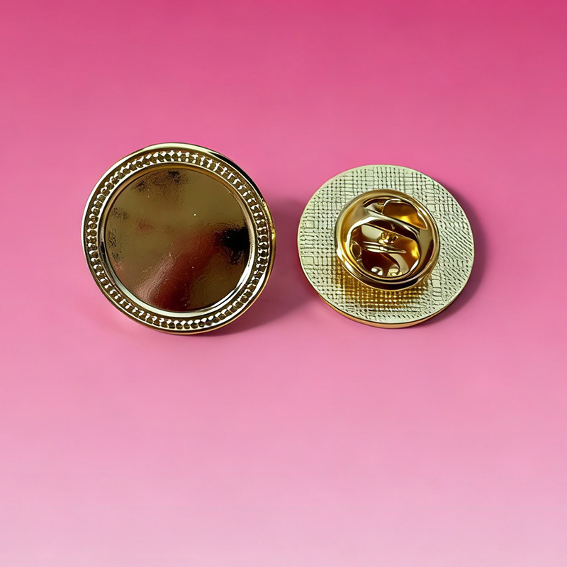 Cercle doré de 20 mm avec bordure en dentelle
