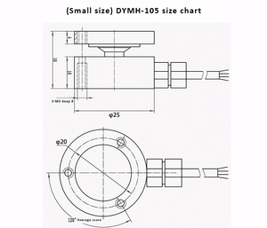 Clouds force <strong>measuring</strong> load cell 20kg-2ton miniature dynamometry load cell sensor for measurement <strong>control</strong> <strong>system</strong> - Product Image 3