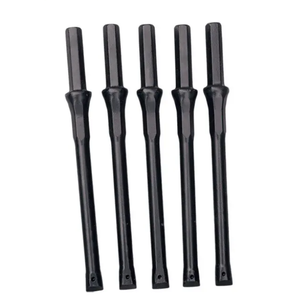 High Quality Hard Rock Mining Tools Hex22 Integral Drill Rod With <strong>Chisel</strong> <strong>Type</strong> <strong>Bits</strong> - Product Image 4