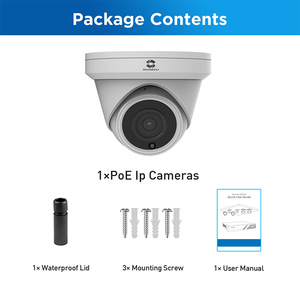 5MP NVR套件监控系统5mp IP眼球摄像头p2p即插即用闭路电视摄像头系统