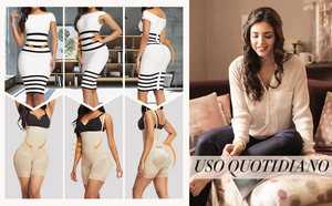 HEXIN üst satış yan fermuar Shapewear artırıcı popo kaldırıcı tam vücut Shaperwear kadınlar vücut şekillendirici Shapewear Bodysuit - Product Image 5