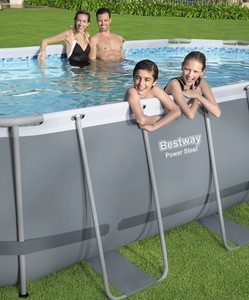 Bestway 56710 & 56711 & 56711e điện thép trên mặt đất hồ bơi đặt người Lớn Gia Đình hồ bơi 5.49 m x 2.74 m x 1.22 m - Product Image 4