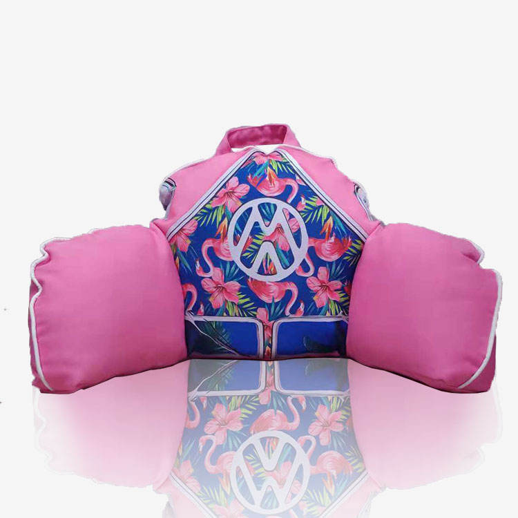 ตะแกรงหน้าต่างสีชมพูพิมพ์ลาย