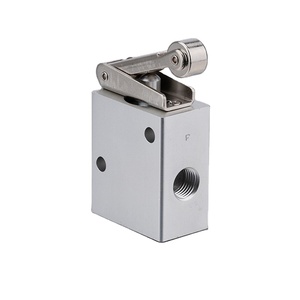 <strong>JM</strong> 3/2 Way Hand Operated Manual <strong>Control</strong> 1/4'' NPT Air Pneumatic Push Button Mechanical Valve - Product Image 1
