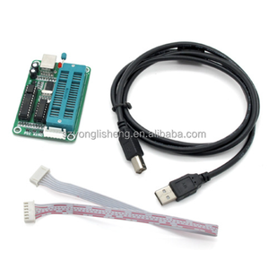 Stock PIC K150 Microcontrolador USB Programador automático con cable ICSP Tipo de placa de pruebas