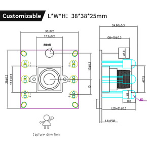 IMX290 2MP 120fps HDR CCTV monitoraggio tavoli mobili e computer portatili e dispositivi di scansione moduli fotocamera CMOS. - Product Image 5