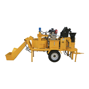 Bloques de arcilla de enclavamiento semiautomático Equipo de construcción y construcción Máquinas de fabricación de ladrillos - Product Image 6
