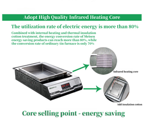 Высокое качество 1800 Вт цифровой дисплей MS-2516 олова плавильная печь энергосберегающий чистый титановый паяльник - Product Image 3