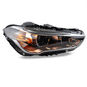 16-19 BMW X1 far takımı için uygun düşük uç modifikasyonu High-end yapılandırma LED Lens ön gündüz farları - Product Image 5