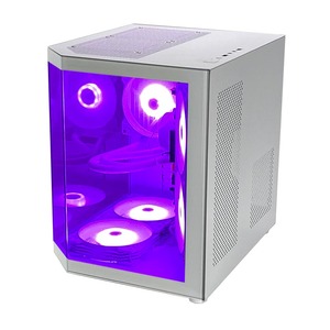 Pcooling Custom Computer Case Panel de vidrio Pc Case Cube Atx Mid Tower Desktop Gaming Pc Computer Case - Product Image 2