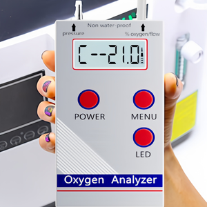 Medidor portátil recargable de O2, sensor de concentración de pureza, detector de prueba de flujo y presión de gas, analizador ultrasónico de oxígeno, para uso en exteriores - Product Image 3