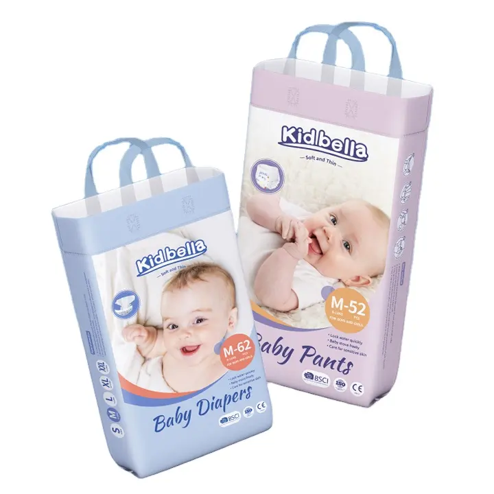 FREE SAMPLE High Absorbent Wholesale Disposable Baby Diapers Supplier Baby Diapers