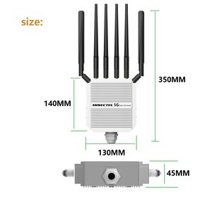 SDX75 5g Outdoor CPE AX3000 Dual-band WiFi6 Dual SIM POE Power AX3000 2.5G Port VPN Suitable for Global 4G/5G <strong>Networks</strong> - Product Image 6