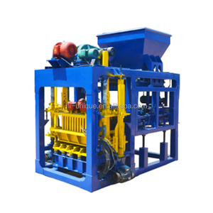 Pavimentadora hidráulica de Color sólido completamente automática, máquina para fabricar bloques de hormigón de cemento hueco para edificios entrelazados - Product Image 3