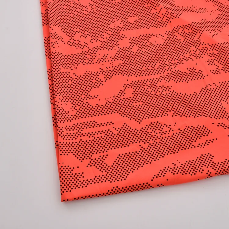Modern tasarım sıcak satış Polyester Spandex atkı örme baskılı tek Jersey kumaş