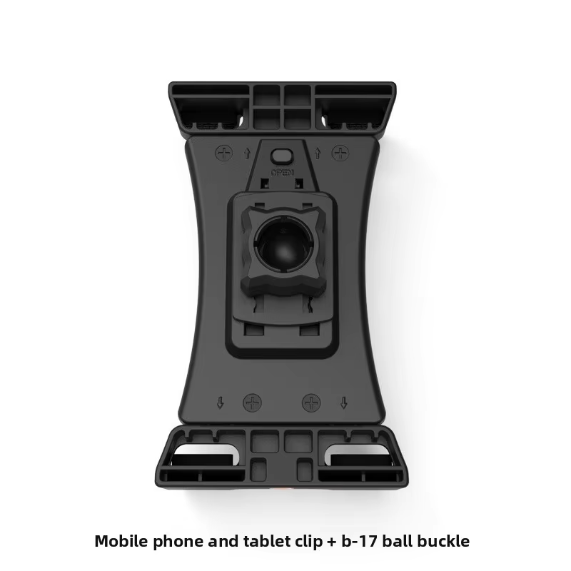 Support de tablette noir avec adaptateur à rotule de 17 mm