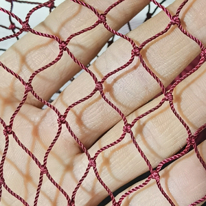 Tewango Knotted Net Mesh Rot Nylon Sport zaun Netz Farm Aquakultur Fischs chutz Kunststoff Anti-Vogel-Netz