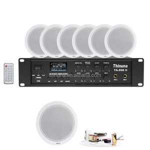 Amplificador de potencia de sistema PA al por mayor de fábrica Thinuna II, 50W, 5EQ, Mini amplificador de mezcla con USB, reproductor de MP3, Turner FM - Product Image 1