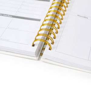 Özel baskı İnanç dergisi spirdaily günlük planlayıcısı haftalık öz bakım hedefleri Wellness Workbook Spiral ciltli günlüğü dizüstü - Product Image 4
