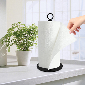 Bán buôn nhà bếp Interdesign giữ giấy vệ sinh bền cuộn giấy vệ sinh Dispenser Countertop đen kim loại giữ khăn giấy - Product Image 2