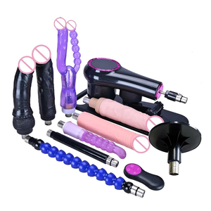Uzaktan kumandalı otomatik sokma seks makinesi 8 ekleri dahil kadın mastürbasyon cihazı için yumuşak Dildos - Product Image 2