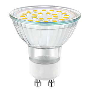 ガラスカバー付き21LED SMDカップGu10 LED電球スポットライトと室内装飾用ランプ - Product Image 1