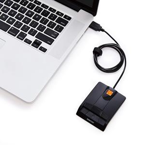 เครื่องอ่านการ์ด USB-A CAC การติดตั้งภายนอกเข้ากันได้กับ DOD การเข้าถึงทั่วไปสำหรับ Win MAC Linux - Product Image 6