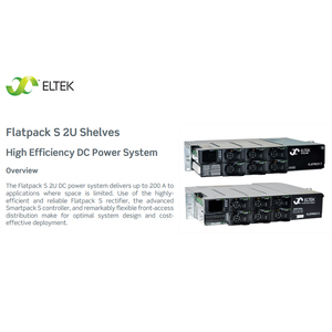 Nuevo Original de alta eficiencia Compack 48V 200A Eltek Flatpack S rectificador 2U estante integrado sistema de fuente de alimentación de Telecomunicaciones - Product Image 2